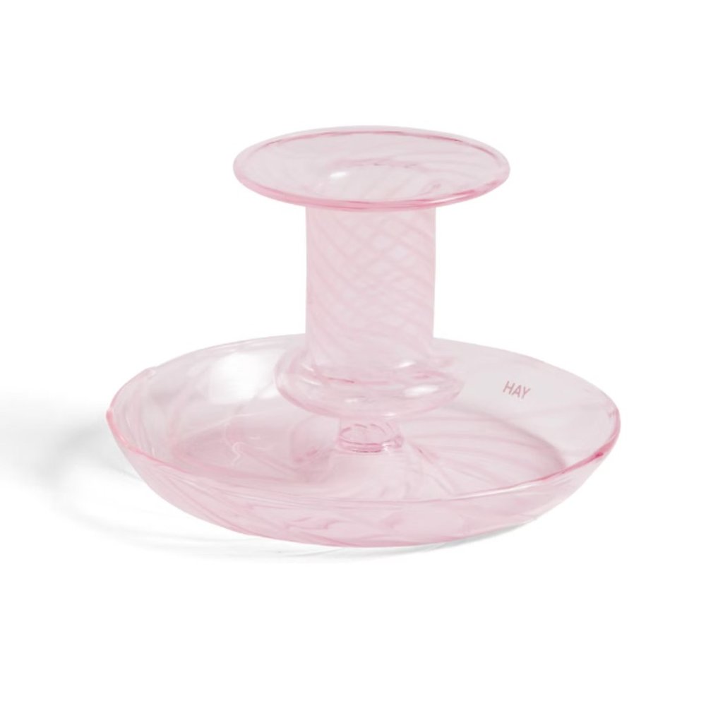 NWT Hay Flare Candleholder in Pink and 1 free candlestick